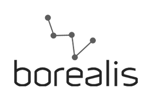 Borealis Logo Black & White - Communication Metrics Partner