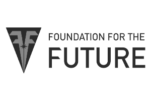 Foundation for the Future Logo Black & White - Communication Metrics Partner